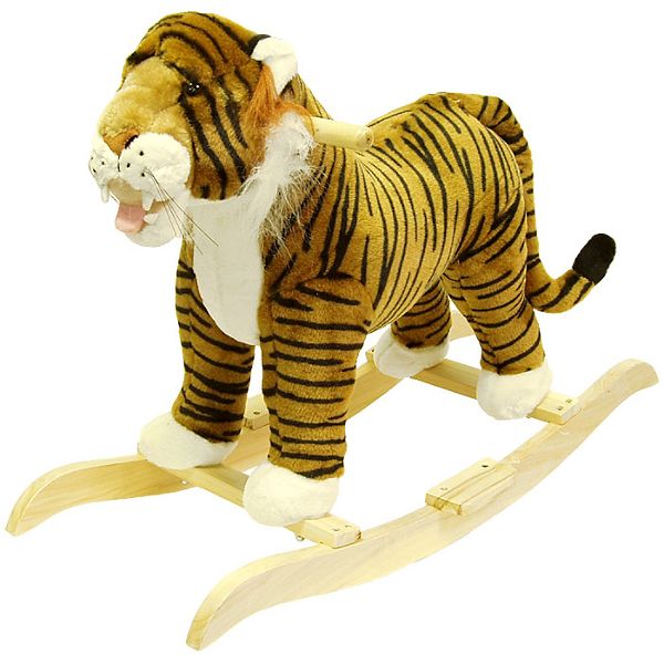 Happy Trails Tiger Plush Rocking Animal Best Price