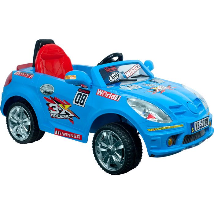 Lil' Rider Battery Powered Sports Car w/ Remote - Cobalt Children's Toys