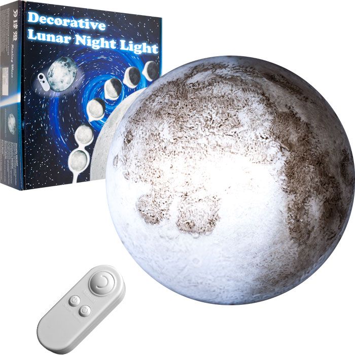 Trademark Decorative Lunar Night Light with Remote Control Children's Toys