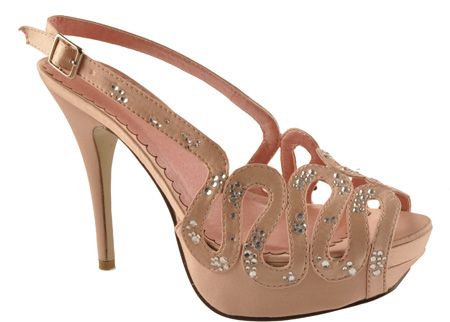Allure Bridals Women's Roxy - Blush Silk Satin by 