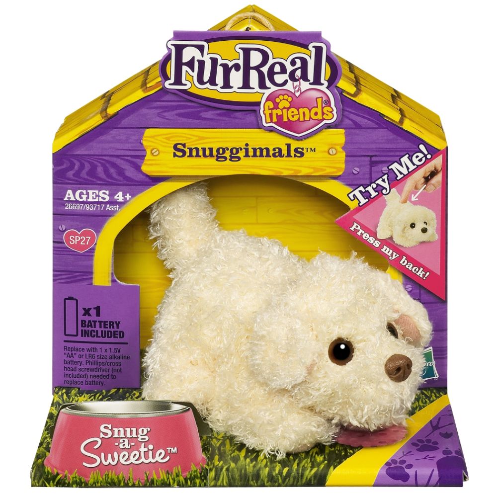 Fur Real Friends Snuggimals SNUG-A-SWEETIE - Short-Eared Cream Poodle