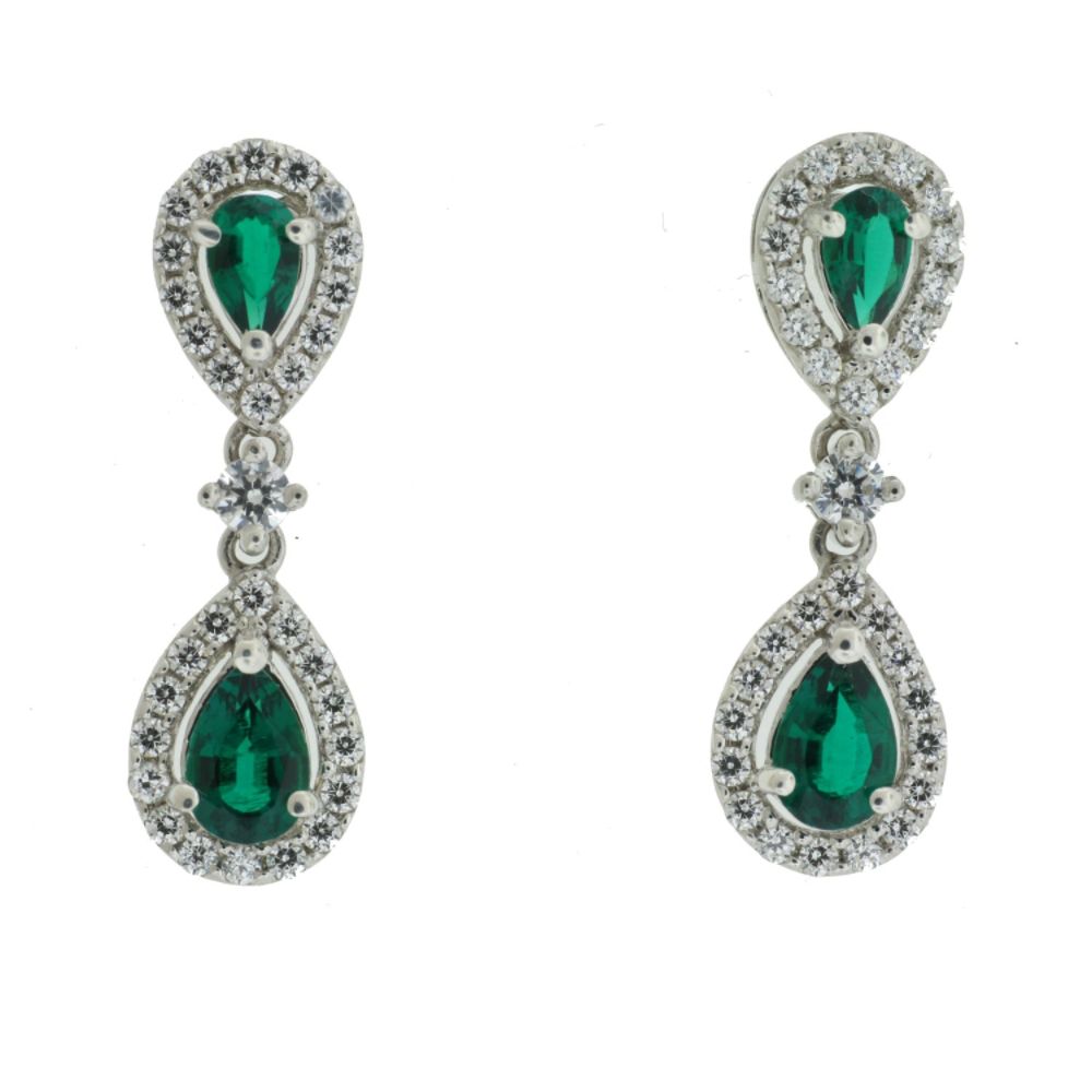 Lab Created Emerald Earring at Sears.com