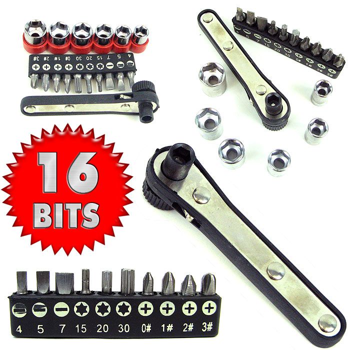 Trademark Tools 17 piece Deluxe Mini-Ratchet Set