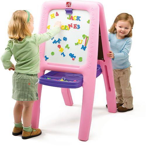 Step 2 Easel for Two Pink at Kmart.com