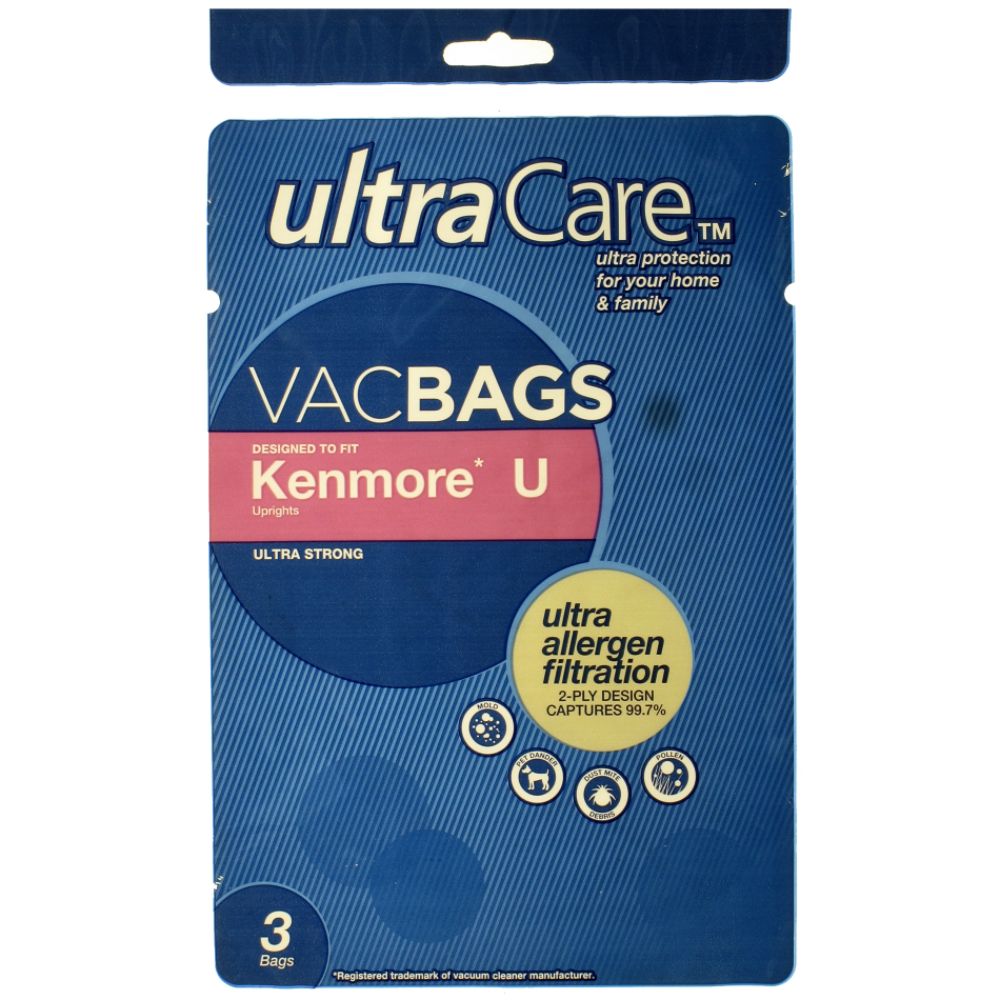 Kenmore U Upright Allergen Filtration Vacuum Bags