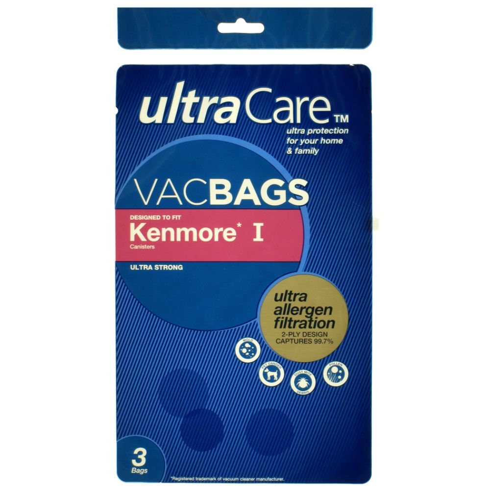 Eureka Ultra Care Kenmore I Canister Allergen Filtration Vacuum Bags