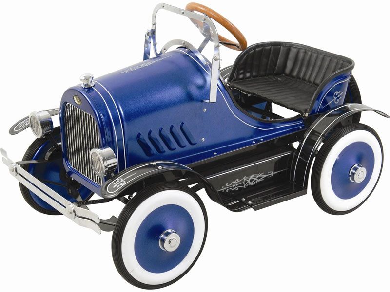 Kalee Deluxe Roadster Pedal Car Blue Children's Toys