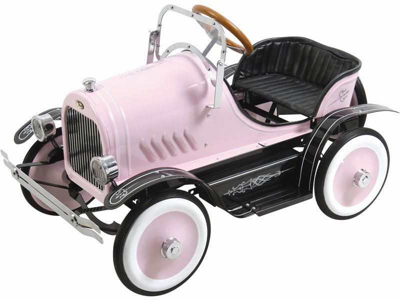 Kalee Deluxe Roadster Pedal Car Pink Children's Toys
