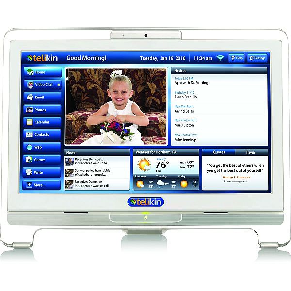 Telikin Touch Screen Computer With Keyboard And Mouse 020V003542137000P Telikin TLMS18T3202W