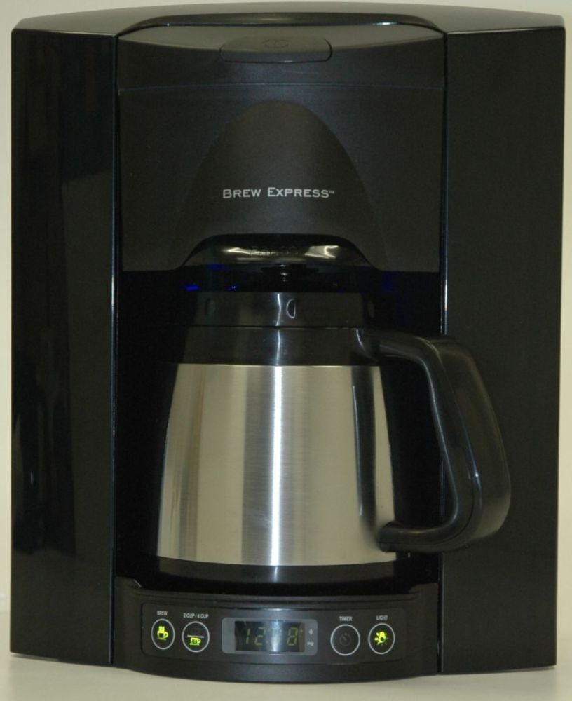 Brew Express Black 4 Cup Built-In Coffee System