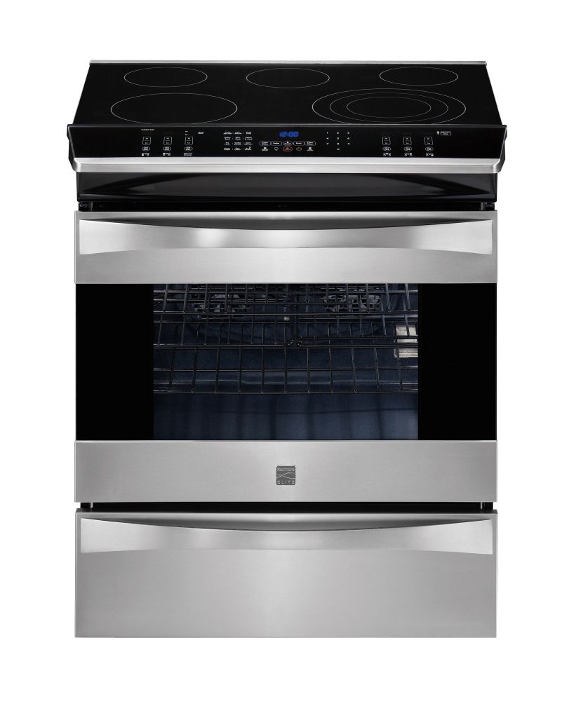 Kenmore Elite 30" Slide-In Electric Range Stainless Steel