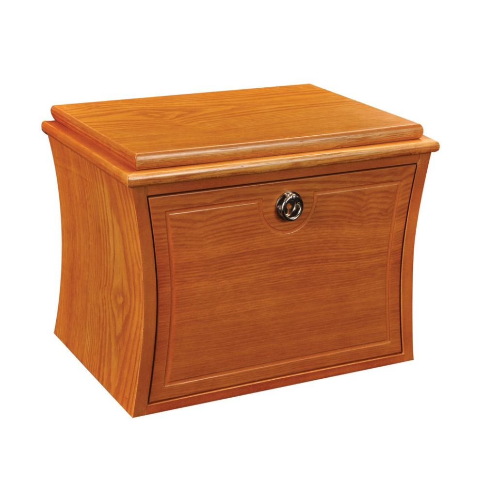Tory Juno Tory Oak Finish Jewelry Box