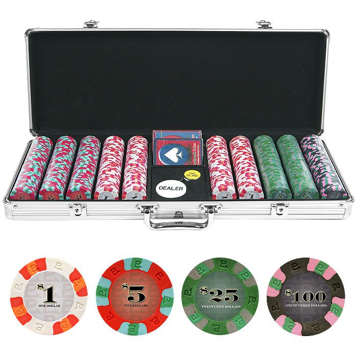 Trademark Poker 500 Chip NexGenT PRO Classic Style Set - Aluminum Case at Sears.com