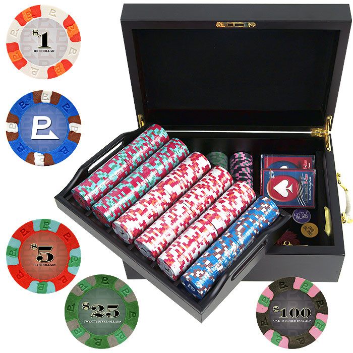 Trademark Poker 500 Chip NexGenT PRO Classic Series Poker Set - Wood Case at Sears.com