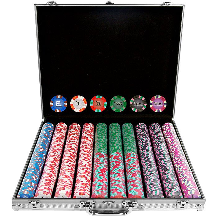 Trademark Poker 1000 Chip NexGenT PRO Classic Style Poker Set -Aluminum Case at Sears.com