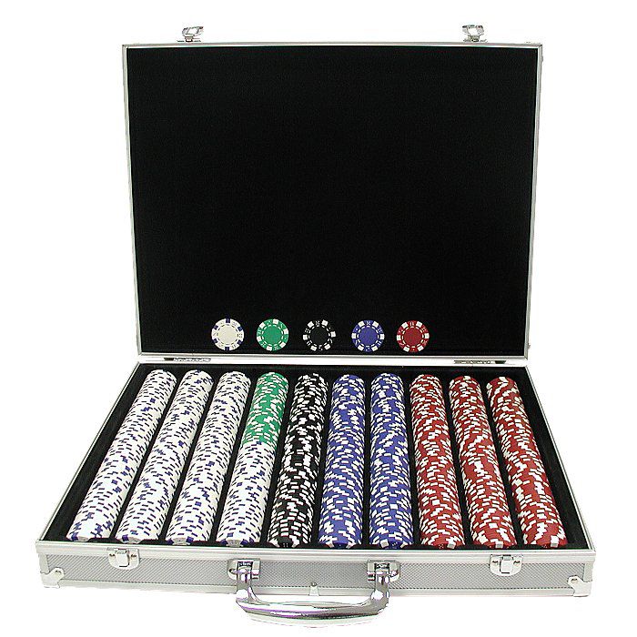 Trademark Poker 1000 Deadwood Casino 11.5 Gram Poker Chips in ALUM Case at Sears.com