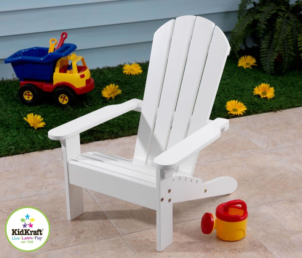 Kidkraft Adirondack Chair-White Children's Toys