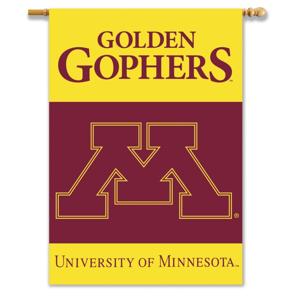 BSI Products Minnesota Golden Gophers 2-Sided 28" x 40" House Banner