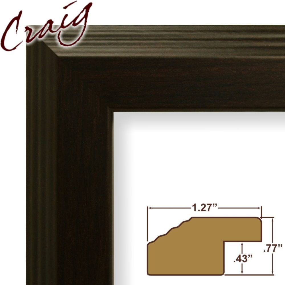 Craig Frames Inc 10x13 Complete 1.27" Wide Brazilian Walnut