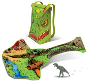 ZipBin DinoPack Backpack Children's Toys