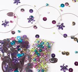 Aquastone Group AQUASTONE-Style Me Up Sequin Loop Earrings Kit