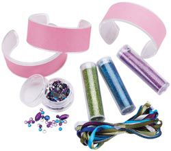 AQUASTONE GROUP-Style Me Up Crystal Glitter Bracelets Kit at Kmart.com
