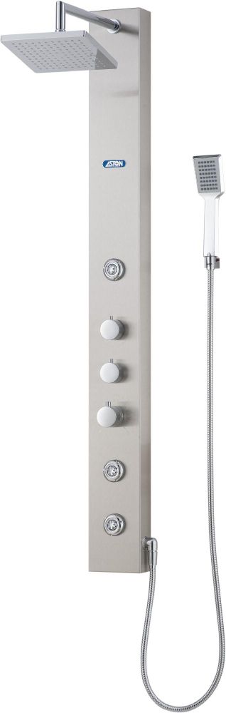 Stainless Steel 3-Jet Shower Panel