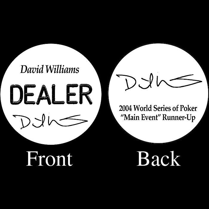 Trademark DAVID WILLIAMS Professional Collector's Dealer Button at Kmart.com
