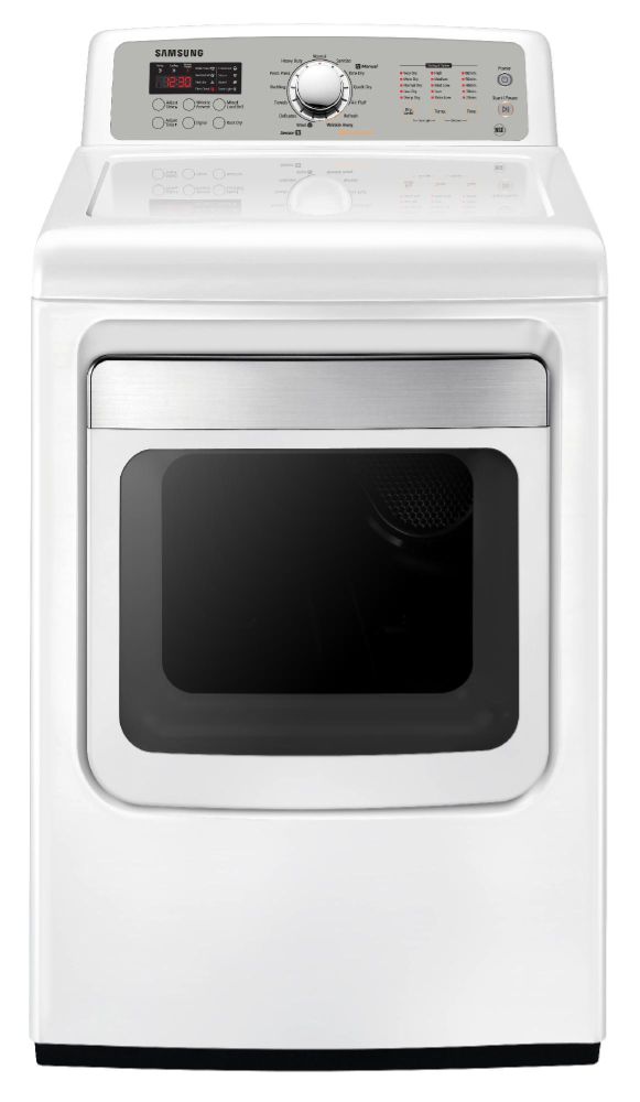 Samsung 7.4 cu. ft. Gas Steam Dryer, White at Sears.com