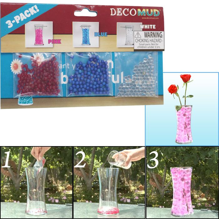 Trademark Deco Mud - 3 pk.-Pink, Blue, White - Plant Food & Decoration at Kmart.com