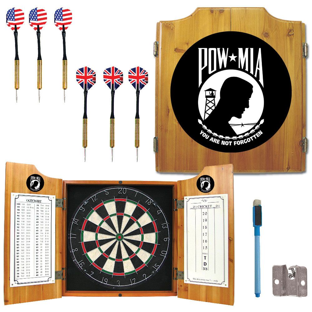 Trademark POW Dart Cabinet Includes Darts and Board at Sears.com