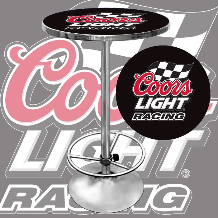 Trademark Coors Light Racing Pub Table