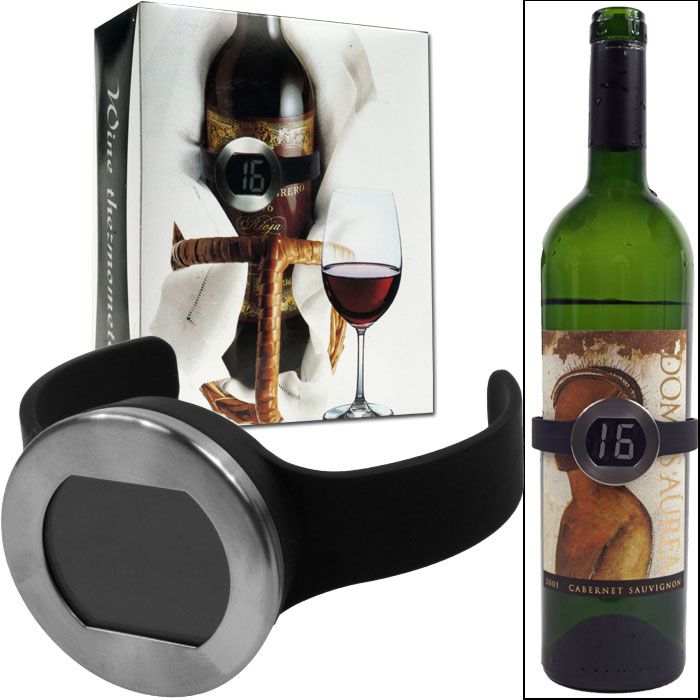 Trademark Home Wine Bottle Thermometer w/