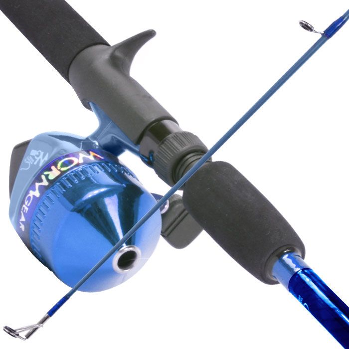 South Bend Worm Gear Fishing Rod & Spincast Reel ComboBlue