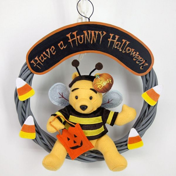 Disney 13in Halloween Wreath - Pooh 