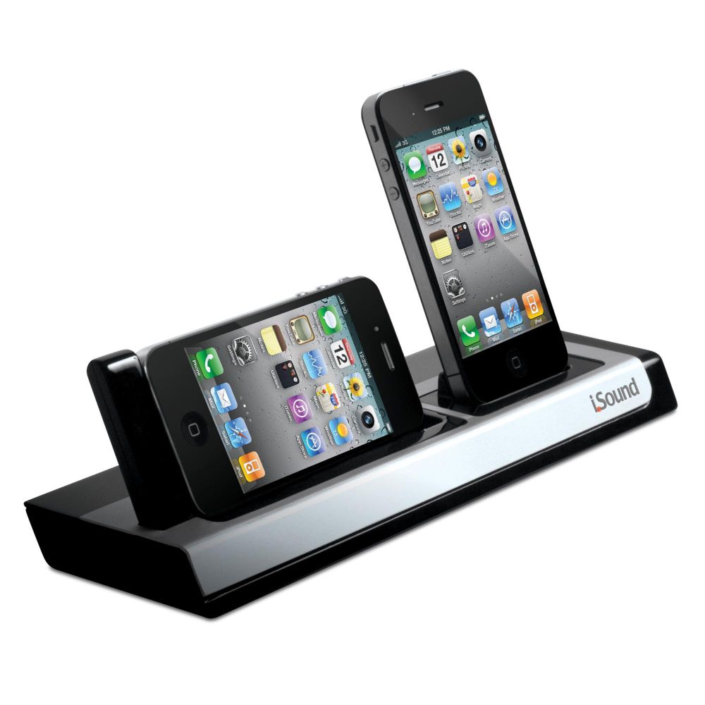 Dream Gear Charging Station for iPod, iPhones, and iPads Black