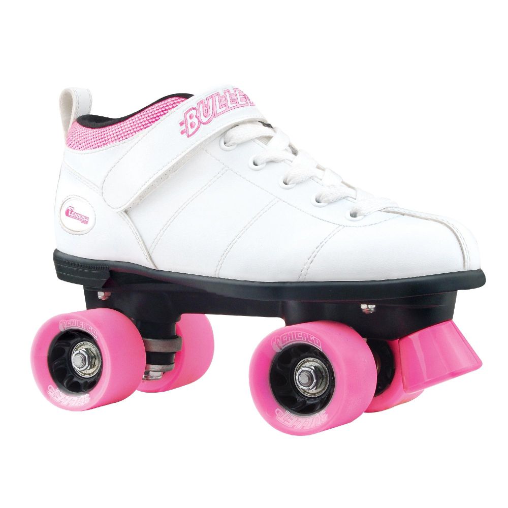 Chicago Skates Ladies White Bullet Speed