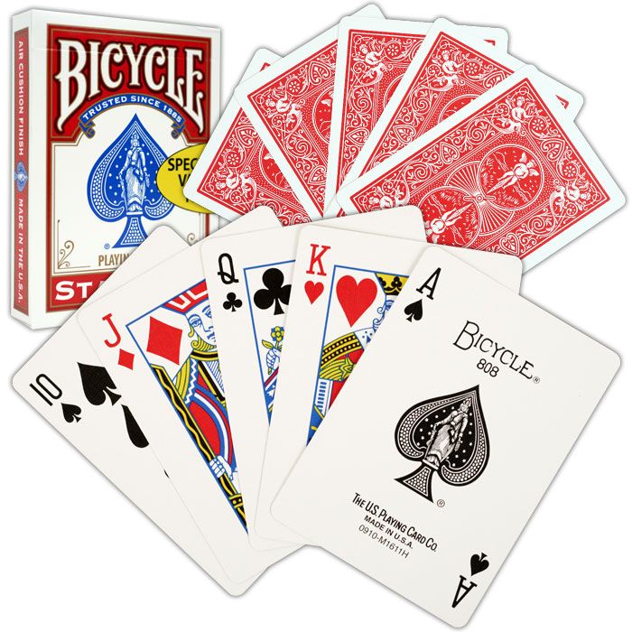 Bicycle Standard Index Playing Cards - Red