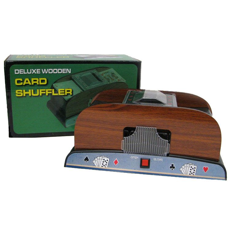 Trademark Poker 1-2 Deck Deluxe Wooden Card Shuffler at Kmart.com