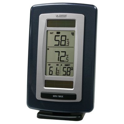 La Crosse Technology WS-6020U-IT Solar Powered Temperature/Humidity Station with Solar Sensor