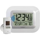 WS-811561-W Digital Atomic Wall Clock with Solar Sensor