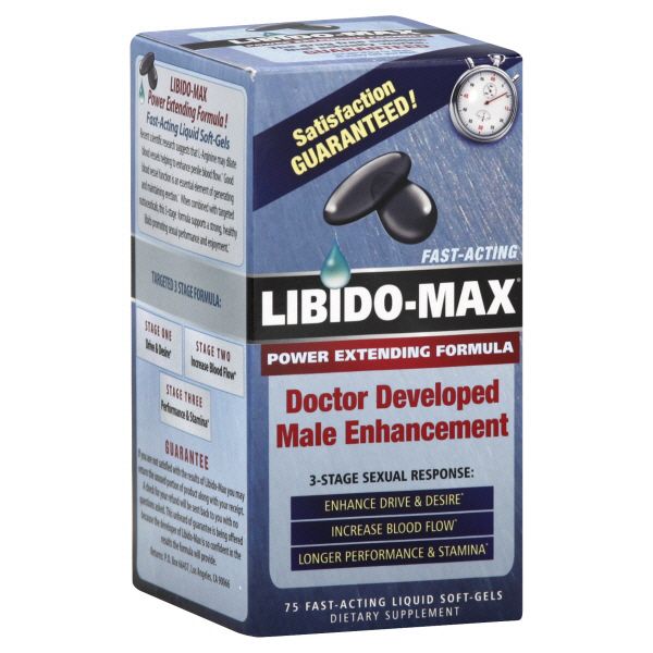 Libido-Max Male Enhancement, Liquid Soft-Gels 75 softgels at Kmart.com