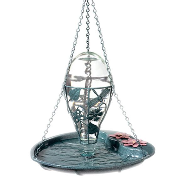 Birdscapes Lily Pad Birdbath with Reservoir Multi-color