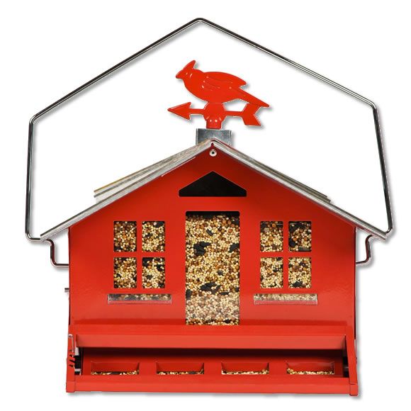Perky-Pet Squirrel-Be-Gone II Barn Style Wild Bird Feeder - Red at Sears.com