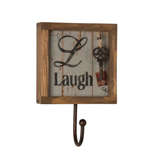 King Imports "Laugh" Wall Hook With Key