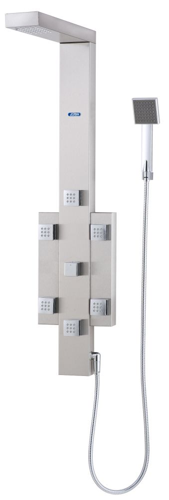 Aston Retrofit Stainless Steel 6-Jet Shower Panel at Sears.com