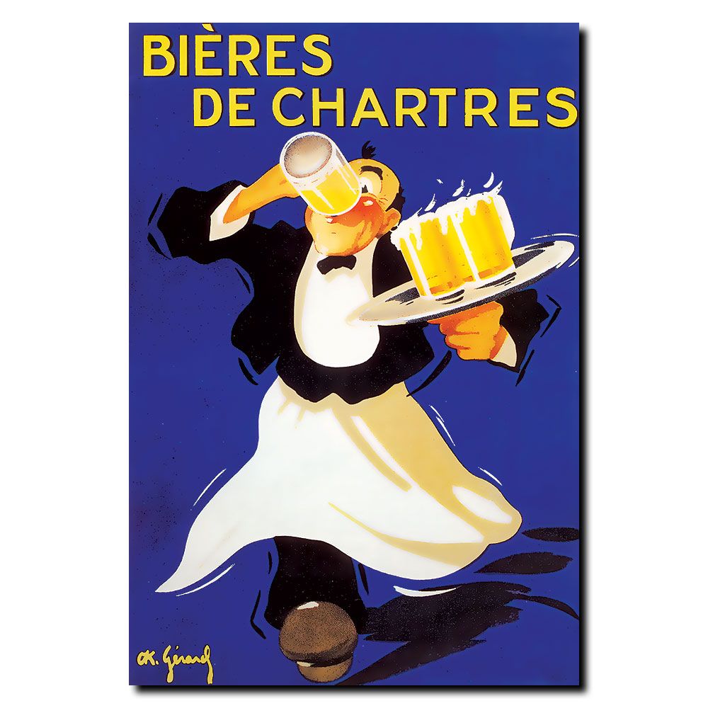 Trademark Art 14x19 inches "Bieres de Chartres"