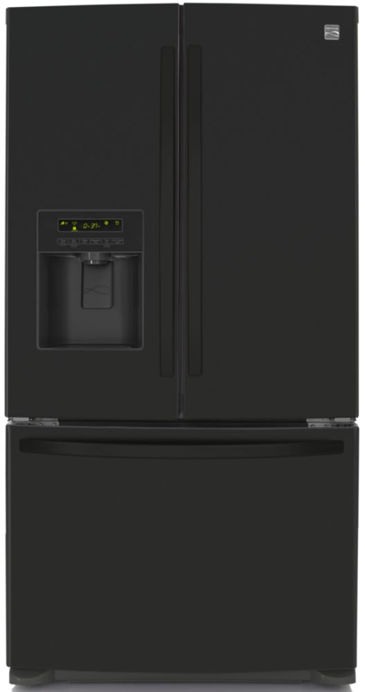 Kenmore 24.7 cu. ft. French-Door Bottom-Freezer Refrigerator ENERGY STAR® Black ENERGY STAR® at Sears.com