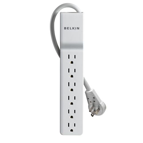 Belkin Home/office 6 Outlet Surge Suppressor - BE106000-06R