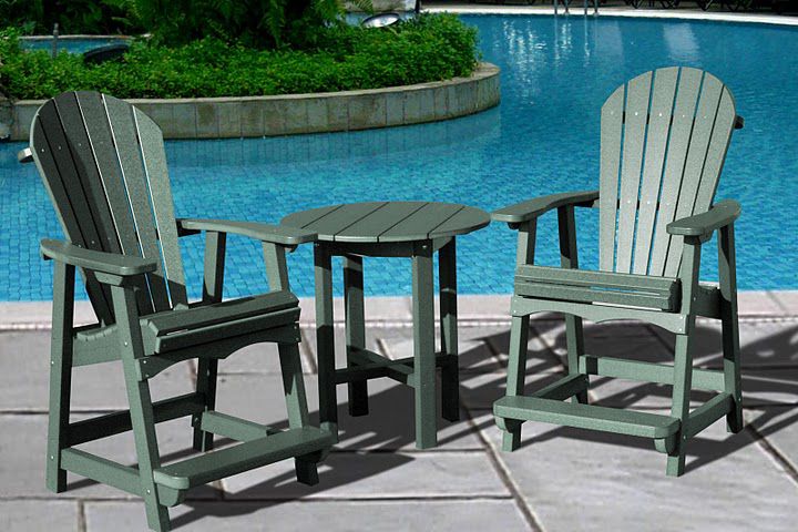 Vifah Modica Green Caf Dining Set